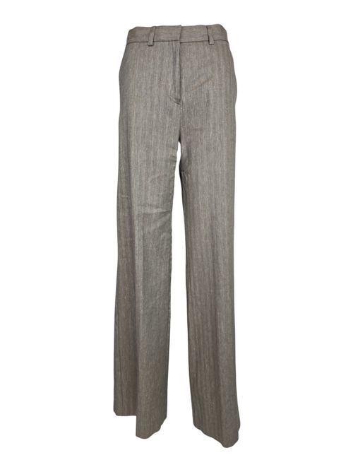 pantalone donna fantasia resca tabacco e bianco Good match | AP3251Z19
